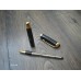 CARTIER ROADSTER GOLD Black Composite BLUE CABOCHON STONE ROLLERBALL PEN