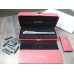 CARTIER ROADSTER STEEL Stitching Lines GRID PALLADIUM FOUNTAIN PEN NEW