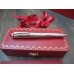CARTIER TRANSATLANTIQUE ROADSTER RIVET MOTIF Palladium ROLLERBALL PEN NEW