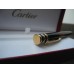 CARTIER TRINITY 3 YELLOW ROSE WHITE GOLD tone RINGS BALLPOINT PEN SET ST210003