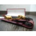 CARTIER LE MUST de BALLPOINT PEN Mechanical PENCIL 0.7 mm LEATHER POUCH CASE SET