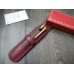 CARTIER LE MUST de BALLPOINT PEN Mechanical PENCIL 0.7 mm LEATHER POUCH CASE SET