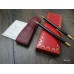 CARTIER LE MUST de BALLPOINT PEN Mechanical PENCIL 0.7 mm LEATHER POUCH CASE SET