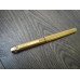 CARTIER LE MUST de TRINITY VENDOME OVAL CISELE 18K GOLD M nib FOUNTAIN PEN MINT