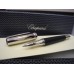 CHOPARD CLASSIC RACING PALLADIUM BLACK RUBBER ROLLERBALL PEN FULL SET 