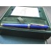 CROSS TOWNSEND LAPIS LAZULI EGYPT 18K GOLD F NIB FOUNTAIN PEN FULL SET NEW