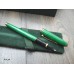 CROSS TOWNSEND LAPIS JADE & 24 KARAT 18K GOLD F nib FOUNTAIN PEN SET NEW