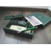 CROSS TOWNSEND LAPIS JADE & 24 KARAT 18K GOLD F nib FOUNTAIN PEN SET NEW