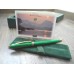 CROSS TOWNSEND LAPIS JADE & 24 KARAT 18K GOLD F nib FOUNTAIN PEN SET NEW