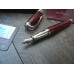 DAVIDOFF VERY ZINO TRIPLE Red Lacquer 18K GOLD nib FOUNTAIN PEN NEW SET 10058