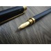S.T. DUPONT GATSBY DEEP DARK BLUE LAQUE DE CHINE 18K GOLD M NIB FOUNTAIN PEN