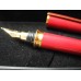 S.T. DUPONT MONTPARNASSE LARGE BURGUNDY 18ct GOLD M nib CHAIRMAN FOUNTAIN PEN