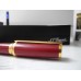 S.T. DUPONT MONTPARNASSE LARGE BURGUNDY 18ct GOLD M nib CHAIRMAN FOUNTAIN PEN