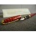 S.T. DUPONT OLYMPIO VERTIGO Chinese Lacquer 18K GOLD M nib FOUNTAIN PEN 