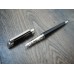 HARRY WINSTON 0.05Ct DIAMOND Accented 18K GOLD Nib Lacquered Silver FOUNTAIN PEN