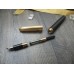 LOUIS VUITTON DOC CUIR BLACK LEATHER 18K GOLD F nib FOUNTAIN PEN FULL SET NEW