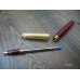 LOUIS VUITTON Doc Bordeaux Resin Lacquer GOLD Plated ROLLERBALL PEN