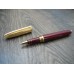 LOUIS VUITTON Doc Bordeaux Resin Lacquer GOLD Plated ROLLERBALL PEN