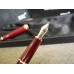 MONTBLANC MEISTERSTUCK 144 BURGUNDY BORDEAUX 14K GOLD M NIB FOUNTAIN PEN NEW SET