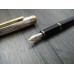 MONTBLANC Meisterstuck SOLITAIRE DOUE 144 Sterling Silver 18K GOLD FOUNTAIN PEN