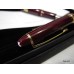 MONTBLANC MEISTERSTUCK 145R BURGUNDY CHOPIN BORDEAUX 14K GOLD M NIB FOUNTAIN PEN