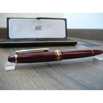 MONTBLANC Meisterstuck BURGUNDY RED LEGRAND 146 GOLD M FOUNTAIN PEN NEVER INKED