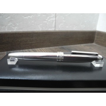 MONTBLANC 146 SOLITAIRE LEGRAND SILVER FIBRE Guilloche FOUNTAIN PEN