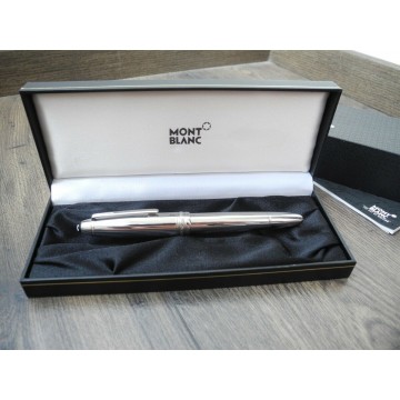MONTBLANC 146 SOLITAIRE STAINLESS STEEL MARK I 18K GOLD M LEGRAND FOUNTAIN PEN