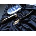 MONTBLANC 149 Meisterstuck 18K GOLD M nib FOUNTAIN PEN INK BOX DISPLAY SET MINT