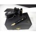 MONTBLANC 149 18K GOLD M nib FOUNTAIN PEN NEW SET + INK NOS