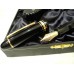 MONTBLANC 149 18K GOLD M nib FOUNTAIN PEN NEW SET + INK NOS