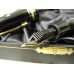 MONTBLANC 149 18K GOLD M nib FOUNTAIN PEN NEW SET + INK NOS