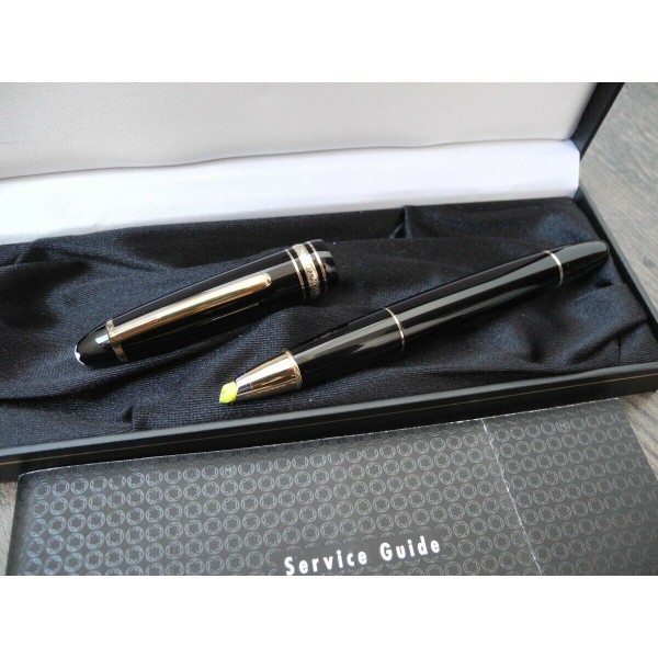 MONTBLANC Meisterstuck LEGRAND 166 GOLD BLACK DOCUMENT MARKER MINT