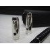 RARE SET MONTBLANC BOHEME BLACK SHARK SKIN 18K GOLD FOUNTAIN/ROLLERBALL PEN/CASE