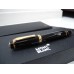 MONTBLANC BOHEME 2000 FIXED NIB 14K GOLD M no GEMSTONE Fountain Pen RARE NEW SET
