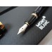 MONTBLANC BOHEME 2000 FIXED NIB 14K GOLD M no GEMSTONE Fountain Pen RARE NEW SET