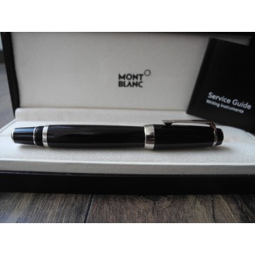MONTBLANC BOHEME PLATINUM 2000 FIXED MEDIUM GOLD NIB No Gem Fountain Pen
