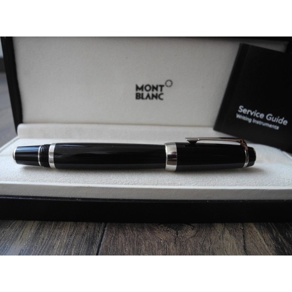 MONTBLANC BOHEME PLATINUM 2000 FIXED MEDIUM GOLD NIB No Gem Fountain Pen