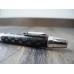 MONTBLANC BOHEME DOUE SIGNUM AZTEC GUILLOCHE PLATINUM BLACK ONYX BALLPOINT PEN