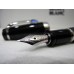 MONTBLANC BOHEME BLUE SAPPHIRE STONE PLATINUM 14K GOLD NIB FOUNTAIN PEN