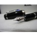 MONTBLANC BOHEME BLUE SAPPHIRE STONE PLATINUM 14K GOLD NIB FOUNTAIN PEN