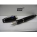 MONTBLANC BOHEME BLUE SAPPHIRE STONE PLATINUM 14K GOLD NIB FOUNTAIN PEN