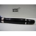 MONTBLANC BOHEME BLUE SAPPHIRE STONE PLATINUM 14K GOLD NIB FOUNTAIN PEN