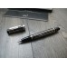 MONTBLANC BOHEME CRYSTAL LARGE BLACK STRIPES PLATINUM PLATED ROLLERBALL PEN