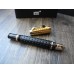MONTBLANC BOHEME Doué 2001 GOLD plated DOUE 18K FOUNTAIN PEN OVP NOS NEW
