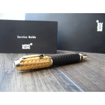 MONTBLANC BOHEME Doué 2001 GOLD plated DOUE 18K FOUNTAIN PEN OVP NOS NEW