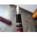 MONTBLANC BOHEME JEWELS RHODOLITE RED LEATHER 18K GOLD FOUNTAIN PEN POUCH NEW