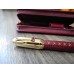 MONTBLANC BOHEME JEWELS RHODOLITE RED LEATHER 18K GOLD FOUNTAIN PEN POUCH NEW