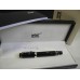 MONTBLANC BOHEME BLACK ONYX PLATINUM 14K GOLD Nib F Fountain Pen FULL SET NEW
