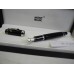 MONTBLANC BOHEME BLACK ONYX PLATINUM 14K GOLD Nib F Fountain Pen FULL SET NEW
